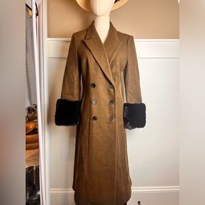 Green long coat Brand New with tag